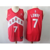Toronto Raptors #7 Kyle Lowry Red 2018-19 Earned Edition Nike Swingman Jersey
