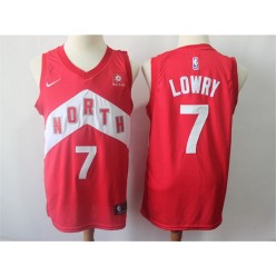 Toronto Raptors #7 Kyle Lowry Red 2018-19 Earned Edition Nike Swingman Jersey
