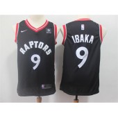 Toronto Raptors #9 Serge Ibaka Black Nike Swingman Jersey