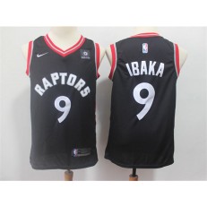 Toronto Raptors #9 Serge Ibaka Black Nike Swingman Jersey