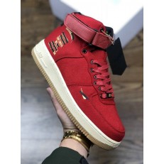 2018 MAHARISHI X NIKE AIR FORCE 1 HI PRM ID RED CI3900-991
