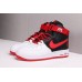 NIKE AIR FORCE 1 HI ATLANTA AWAY WHITE UNIVERSITY RED BLACK BV9206-100