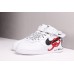 NIKE AIR FORCE 1 MID 07 LV8 NBA PACK WHITE RED MOUTH 823511-103