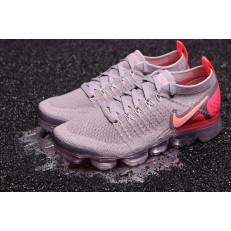 NIKE WMNS AIR VAPORMAX FLYKNIT 2 ATMOSPHERE GREY CRIMSON PULSE 942843-005