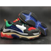 BALENCIAGA 17FW TRIPLE S BLACK GREEN RED YELLOW 490672 W09G5 1068