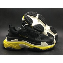 BALENCIAGA 17FW TRIPLE S BLACK YELLOW