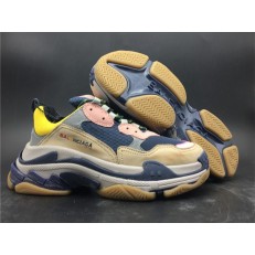 BALENCIAGA 17FW TRIPLE S YELLOW GREY PINK