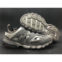 Balenciaga Leather Sneaker Track 2 in Grey Gray for Men