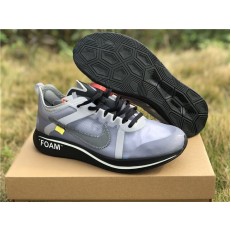 OFF-WHITE X NIKE ZOOM FLY SP BLACK GREY AJ4588-002