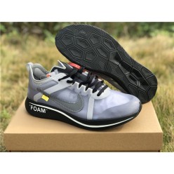 OFF-WHITE X NIKE ZOOM FLY SP BLACK GREY AJ4588-002