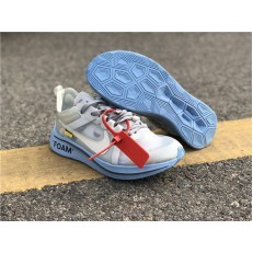 OFF-WHITE X NIKE ZOOM FLY SP WHITE LIGHT BLUE AJ4588-106