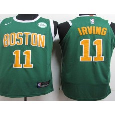 Boston Celtics #11 Kyrie Irving Green 2018-19 Earned Edition Nike Authentic Jersey