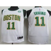 Boston Celtics #11 Kyrie Irving White 2018-19 City Edition Nike Authentic Jersey