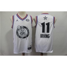 Boston Celtics #11 Kyrie Irving White 2019 NBA All-Star Game Jordan Brand Swingman Jersey