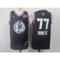 Dallas Mavericks #77 Luka Doncic Black 2019 NBA All-Star Game Jordan Brand Swingman Jersey