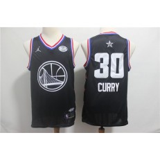 Golden State Warriors #30 Stephen Curry Black 2019 NBA All-Star Game Jordan Brand Swingman Jersey