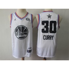 Golden State Warriors #30 Stephen Curry White 2019 NBA All-Star Game Jordan Brand Swingman Jersey