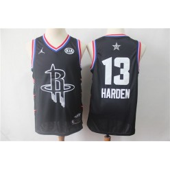 Houston Rockets #13 James Harden Black 2019 NBA All-Star Game Jordan Brand Swingman Jersey
