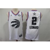Toronto Raptors #2 Kawhi Leonard White 2019 NBA All-Star Game Jordan Brand Swingman Jersey