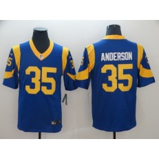 Los Angeles Rams #35 C.J. Anderson Royal Vapor Untouchable Limited Nike NFL Men Jersey