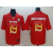 Pittsburgh Steelers #19 JuJu Smith-Schuster Red Nike AFC 2019 Pro Bowl Game Jersey