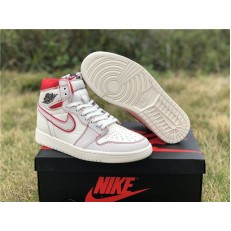 AIR JORDAN 1 RETRO HI SAIL UNIVERSITY RED 555088-160