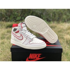 AIR JORDAN 1 RETRO HI SAIL UNIVERSITY RED 555088-160