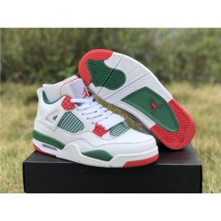 AIR JORDAN 4 NRG WHITE GORGE GREEN VARSITY RED AQ3816-163