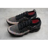 NIKE AIR VAPORMAX FLYKNIT 2 BLACK SILVER MULTI-COLOR 942842-015