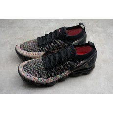 NIKE AIR VAPORMAX FLYKNIT 2 BLACK SILVER MULTI-COLOR 942842-015