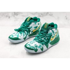 NIKE KYRIE 4 WHITE GREEN YELLOW 943806-300