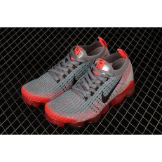 NIKE WMNS AIR VAPORMAX FLYKNT 3.0 DARK GREY ORANGE RED BLACK AJ6910-601