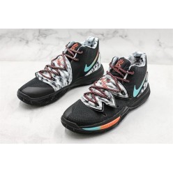 NIKE KYRIE 5 BLACK BLUE ORANGE GREY AO2919-910