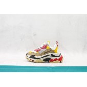 KID'S BALENCIAGA TRIPLE S WHITE PINK YELLOW