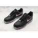 NIKE AIR FORCE 1 LOW BLACK WHITE RED PAINTING 315115-114