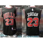 Chicago Bulls #23 Michael Jordan Black Nike Toddler Jersey