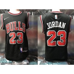 Chicago Bulls #23 Michael Jordan Black Nike Toddler Jersey