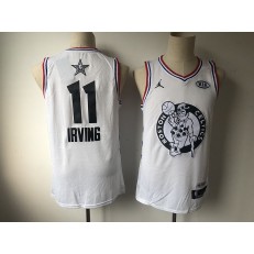 Boston Celtics #11 Kyrie Irving White 2019 NBA All-Star Game Jordan Brand Swingman Jersey