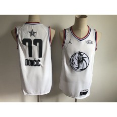 Dallas Mavericks #77 Luka Doncic White 2019 NBA All-Star Game Jordan Brand Swingman Jersey