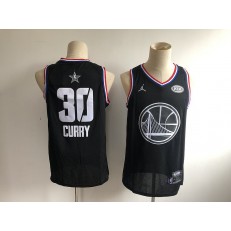 Golden State Warriors #30 Stephen Curry Black 2019 NBA All-Star Game Jordan Brand Swingman Jersey
