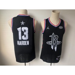 Houston Rockets #13 James Harden Black 2019 NBA All-Star Game Jordan Brand Swingman Jersey