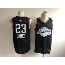 Los Angeles Lakers #23 Lebron James Black 2019 NBA All-Star Game Jordan Brand Swingman Jersey