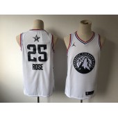 Minnesota Timberwolves #25 Derrick Rose White 2019 NBA All-Star Game Jordan Brand Swingman Jersey