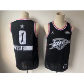 Oklahoma City Thunder #0 Russell Westbrook Black 2019 NBA All-Star Game Jordan Brand Swingman Jersey