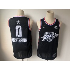 Oklahoma City Thunder #0 Russell Westbrook Black 2019 NBA All-Star Game Jordan Brand Swingman Jersey