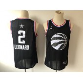 Toronto Raptors #2 Kawhi Leonard Black 2019 NBA All-Star Game Jordan Brand Swingman Jersey