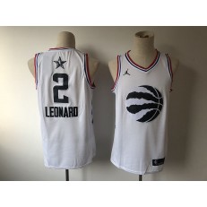 Toronto Raptors #2 Kawhi Leonard White 2019 NBA All-Star Game Jordan Brand Swingman Jersey