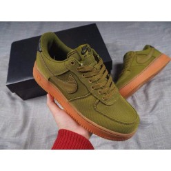 NIKE AIR FORCE 1 LOW 07 LV8 STYLE CAMPER GREEN AQ0117-300