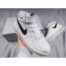 NIKE AIR FORCE 1 MID WHITE BLACK 315699-002
