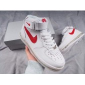 NIKE AIR FORCE 1 MID WHITE RED 315699-003